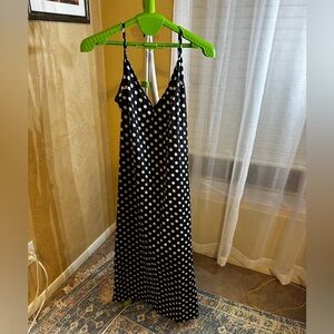 Polka Dot Maxi Dress